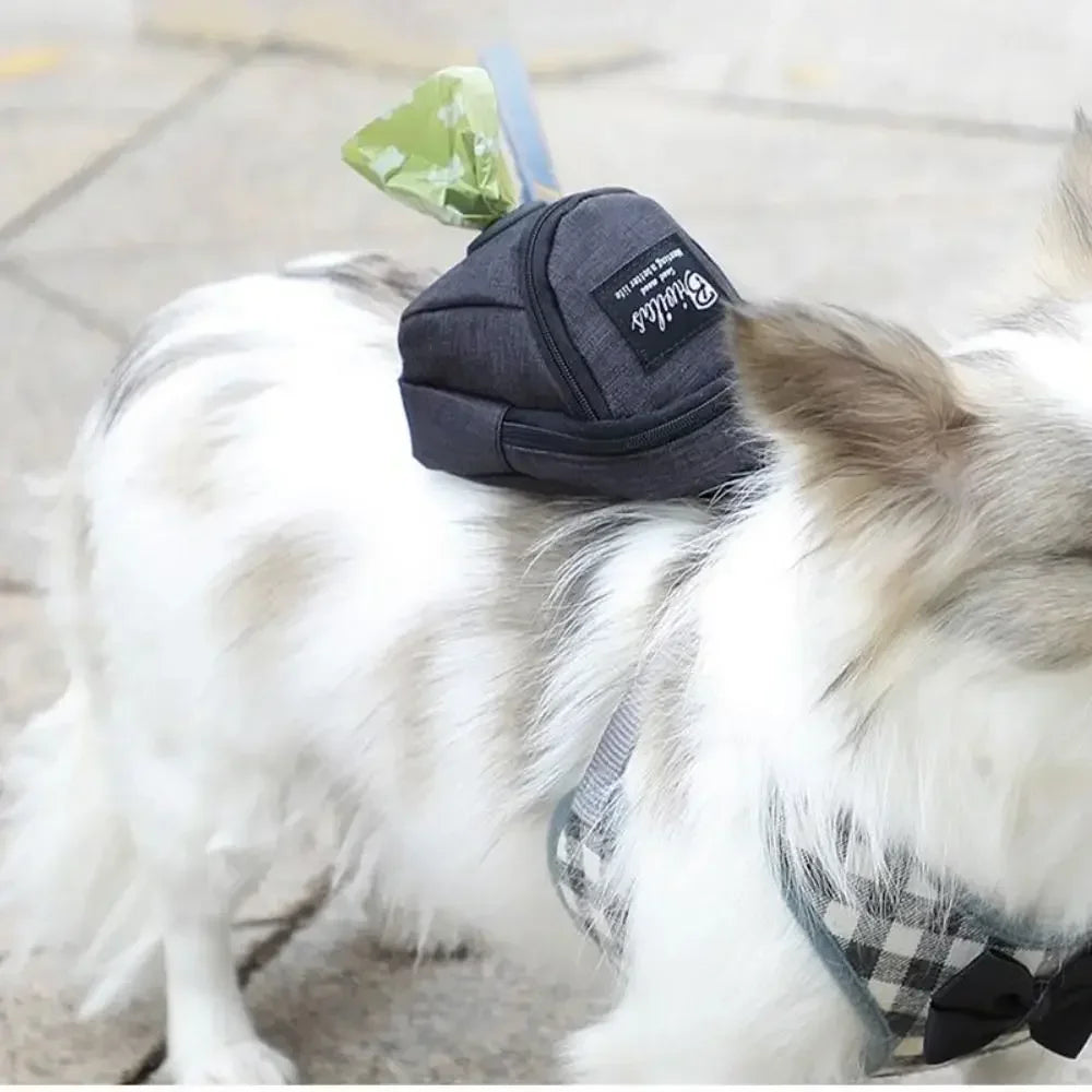 Portable Training Treat  Outdoor Pet Dog Treat Pouch Puppy Snack Reward Waist Bag Poop Bag Dog Carriers Bags