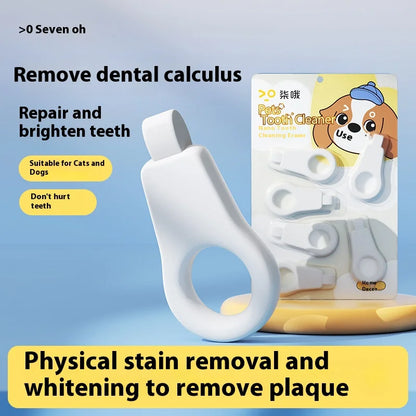 Pet Nano Dental Wipes Dog Tartar Cleaning Tooth Stain Removal Oral Care Plaque Removal Tooth Polishing Wipes Deep Oral Cleaning
