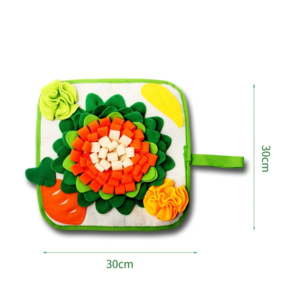 Pet Sniffing Mat, Rabbit Feeding Mat, Hamster Sniffing Training Toy, Foraging Blanket, Emotional Relief, Slow Eating Pad