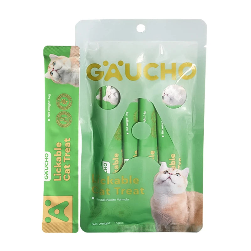 5/10/100pcs factory direct sales pet snacks cat food wet food cat creamy bar cat treats snacks strips