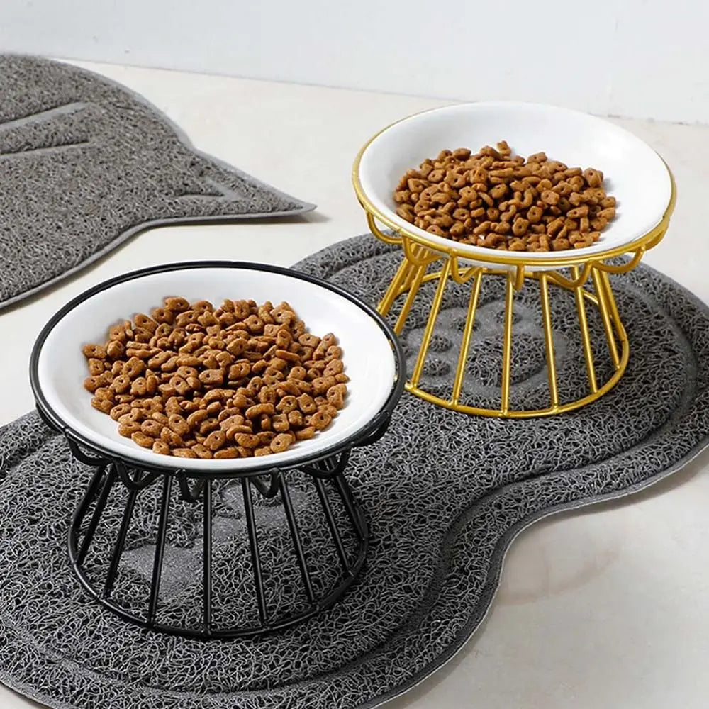 Nordic For Dog Cat Puppy Kitten Snack Canned Plate Elevated Pet Supplies Water Feeder Container Cat Food Bowl Pet Feeder Bowl