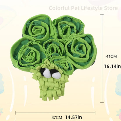 Pet Snuffle Mat for Dogs Cats Rabbit Puzzle Toy for Small Medium Dogs Interactive Pet Stress Relief Dogs Chew Toys Slow Eating