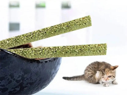 1-3pcs Natural Catnip Pet Cat Molar Toothpaste Stick Cat Snacks Sticks Pet Cleaning Teeth Cat Toys Silver Vine Pet Toy