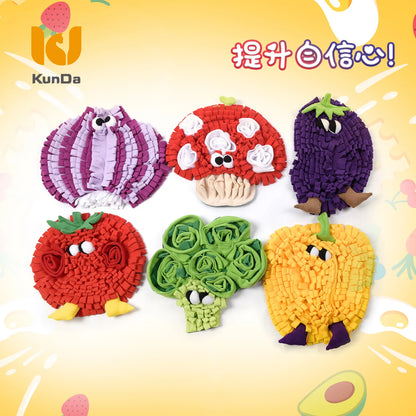 Pet Snuffle Mat for Dogs Cats Rabbit Puzzle Toy for Small Medium Dogs Interactive Pet Stress Relief Dogs Chew Toys Slow Eating