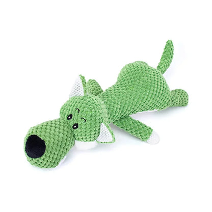Plush Cartoon Puppy Dog Toys Pet Chew Squeak Toys for Small Dogs Teeth Grinding Soothing Environmentally Friendly Safe Pet Toys