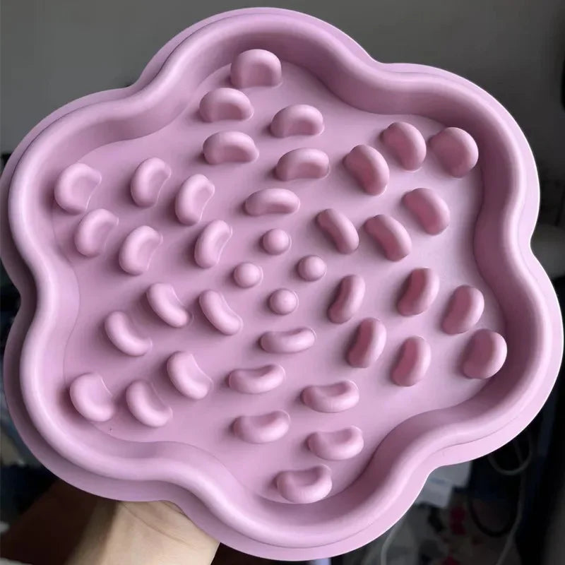 Pet Products Mat For Dogs Cats Slow Food Bowls With Suction Cup Feeding Food Silicone Lick Pad Dog Slow Feeders Treat Dispensing