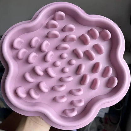Pet Products Mat For Dogs Cats Slow Food Bowls With Suction Cup Feeding Food Silicone Lick Pad Dog Slow Feeders Treat Dispensing