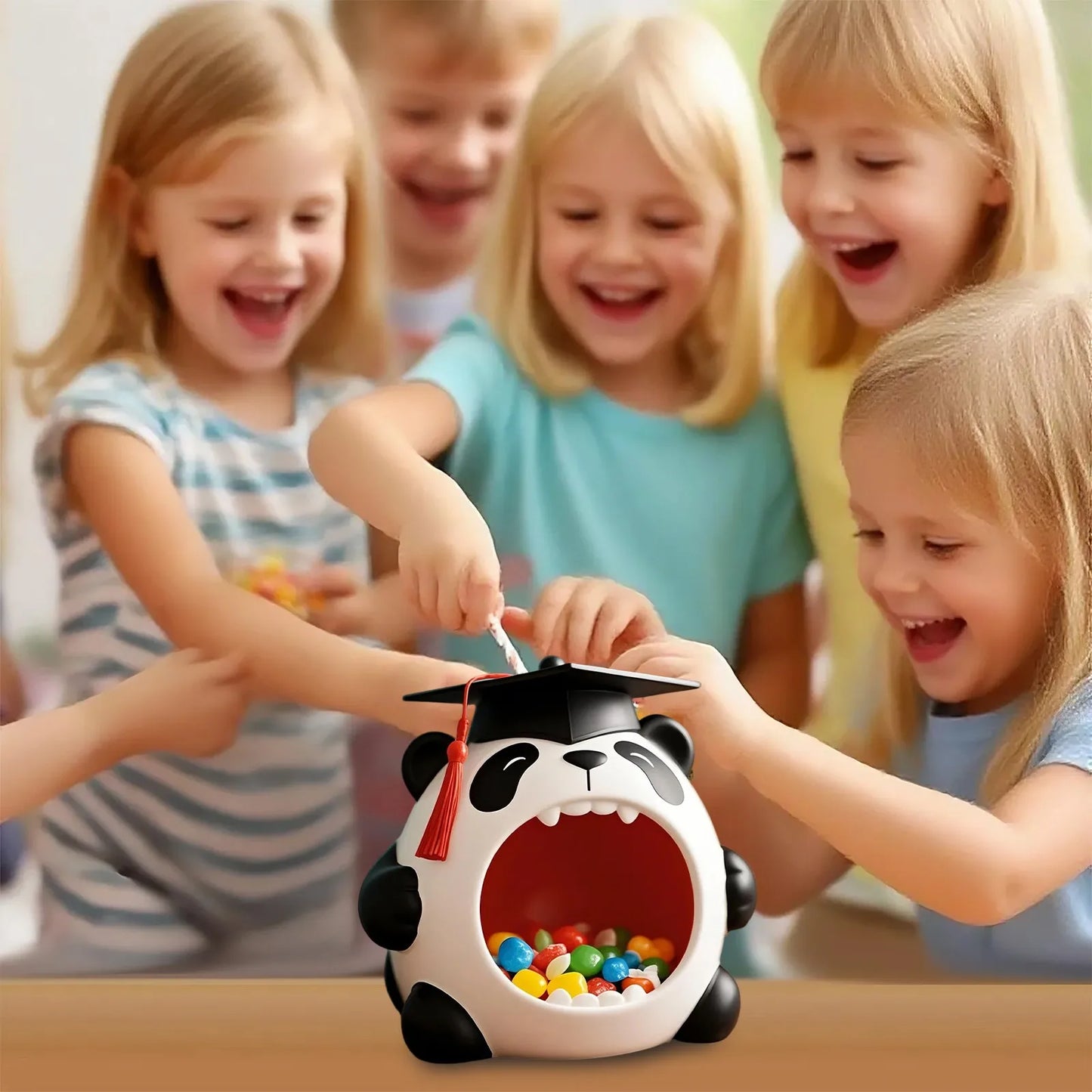 Pet Statue Snack Storage Container Cartoon Resin Desktop Storage Ornaments Household Storage Holder Decoration Supplies Gifts