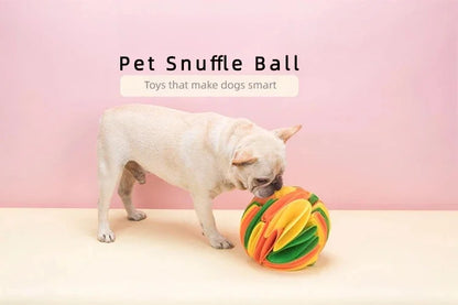 Dog Snuffle Ball Mat Sniffing Training Food Nose Blanket Detachable Slow Feeding Pads Puzzle Toy for Puppy Cats Pet Supplies