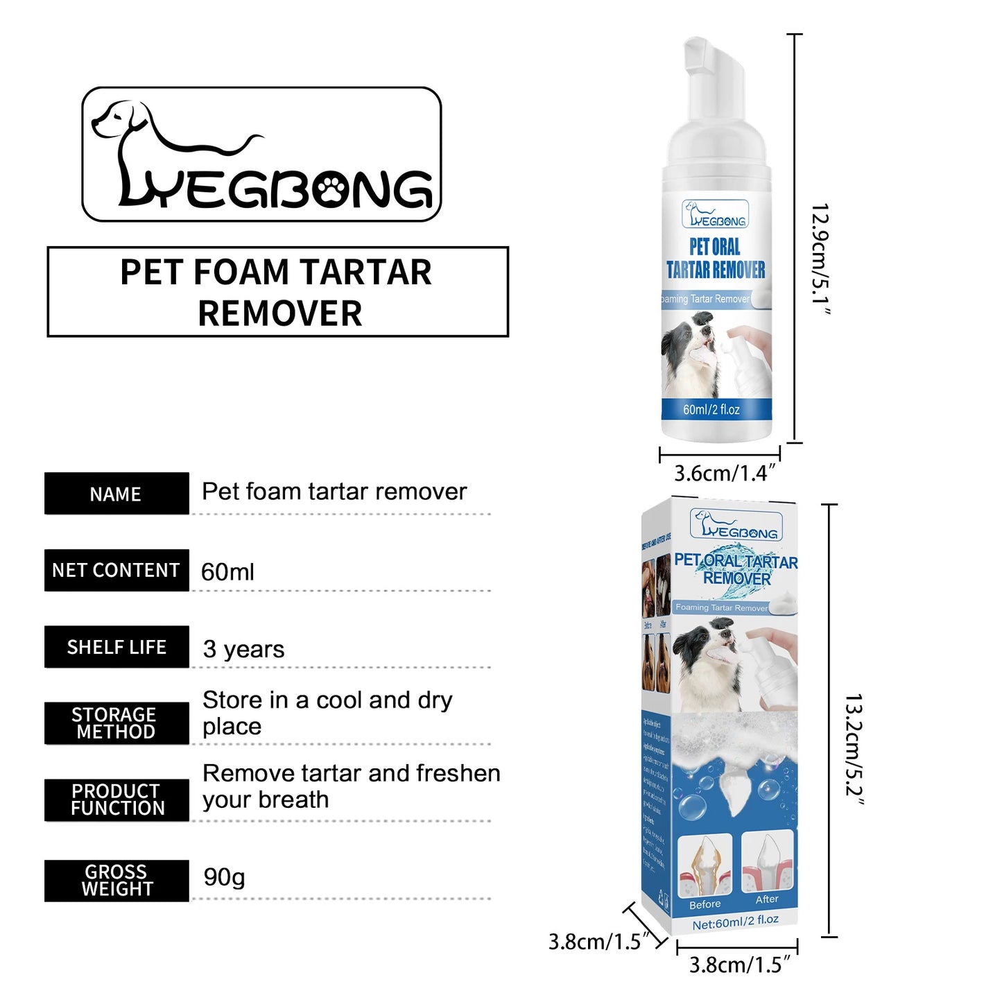 Pet Oral Spray Dental Dirt Remover Cat Teeth Cleaning Breath Freshener Remove Dog Plaque Bad Smell Mouth Harmless Healthy Care