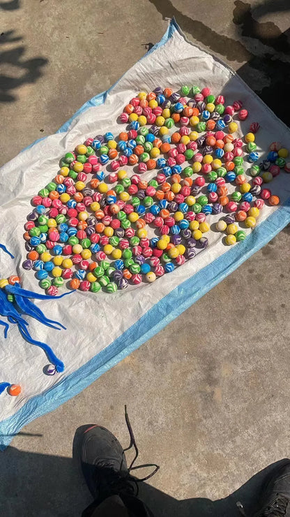 Cat interactive toys Tickle Cat Colorful bouncing ball Pet supplies Puzzle teasing indoor cat worm caterpillar elastic toy