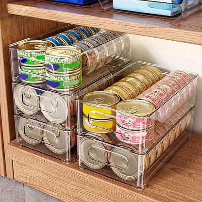 1pc Pet Can Storage Box Stackable Storage Baskets for Storing Pet Cat Dog Snacks Sundries Desktop Large-Capacity Storage Baskets