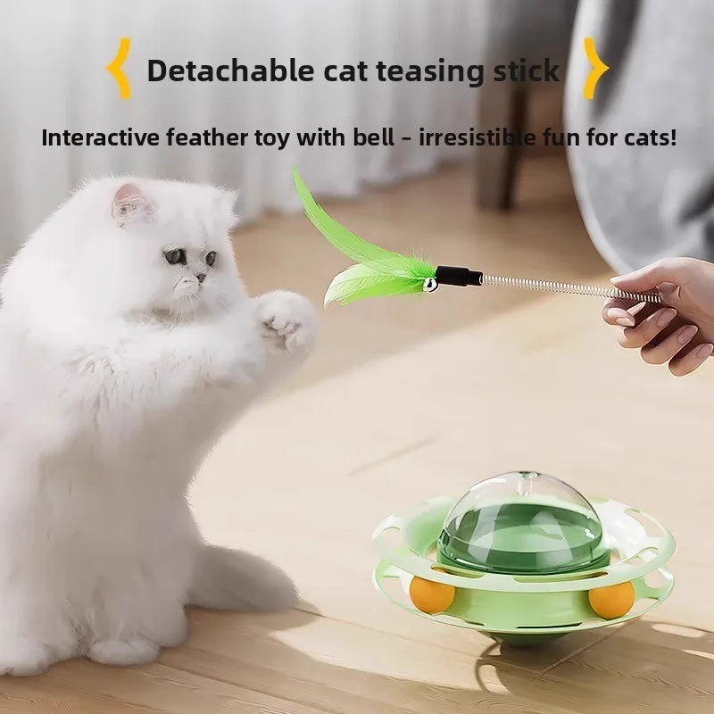 Pet Toys: Self-Entertainment Teaser Wands, Tumbler Turntable Treat Dispensers, and Ultimate Self-Entertainment Gadgets for Cats