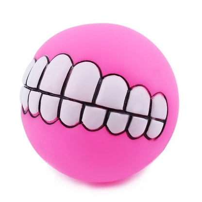 Pet Dog Puppy Ball Teeth Silicon Chew Toys Sound Novelty Playing Funny Toys Dog Accessories Dog Toys For Large Dogs Игрушки