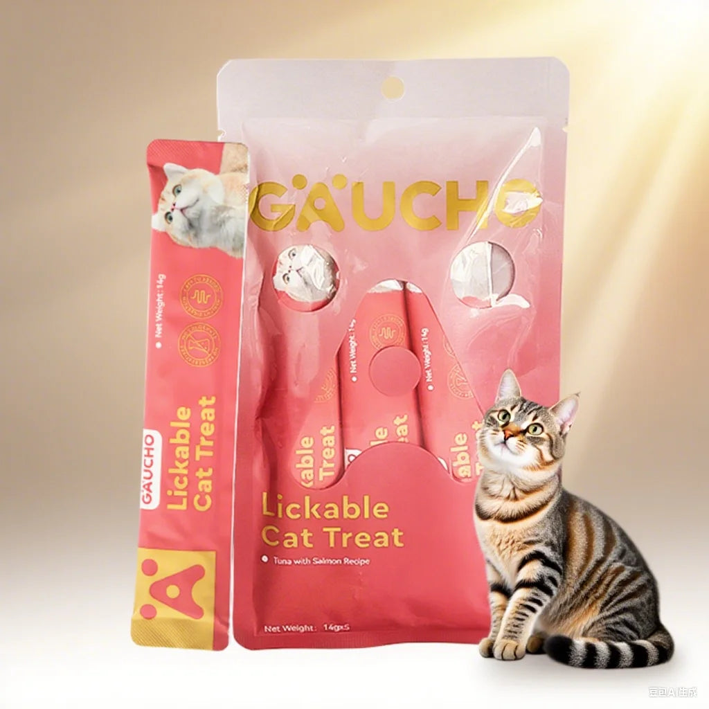 Cat Snacks Cat Food High Protein Liquid Fresh Meat Cat Grass Salmon Chicken Nutritional Snacks Pet Training Reward Snacks