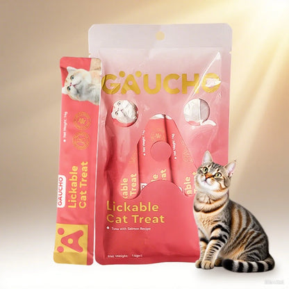 Cat Snacks Cat Food High Protein Liquid Fresh Meat Cat Grass Salmon Chicken Nutritional Snacks Pet Training Reward Snacks