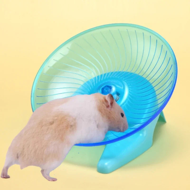 Small Pet Silent Running Practice Wheel Hamster Mouse Hedgehog Parrot Ideal Choice for Small Animals Quiet and Safe Choice