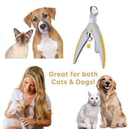 1 LED Pet Nail Clipper with Light, Cat and Dog Cleaning Scissors Provide Simple and Safe Beauty Care for Dogs and Cat Claws