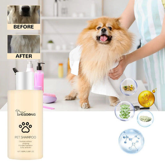 Pet Shampoo Cats Dogs Shower Gel Gentle Cleansing Deodorant Anti-Itching Long-Lastin Fragrance Bath Pet Care Supplies Products