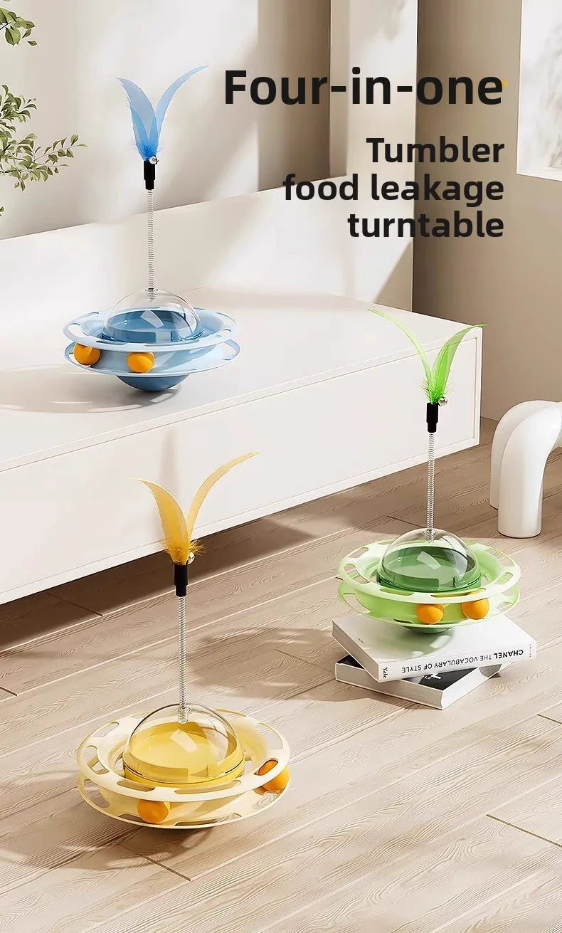 Pet Toys: Self-Entertainment Teaser Wands, Tumbler Turntable Treat Dispensers, and Ultimate Self-Entertainment Gadgets for Cats
