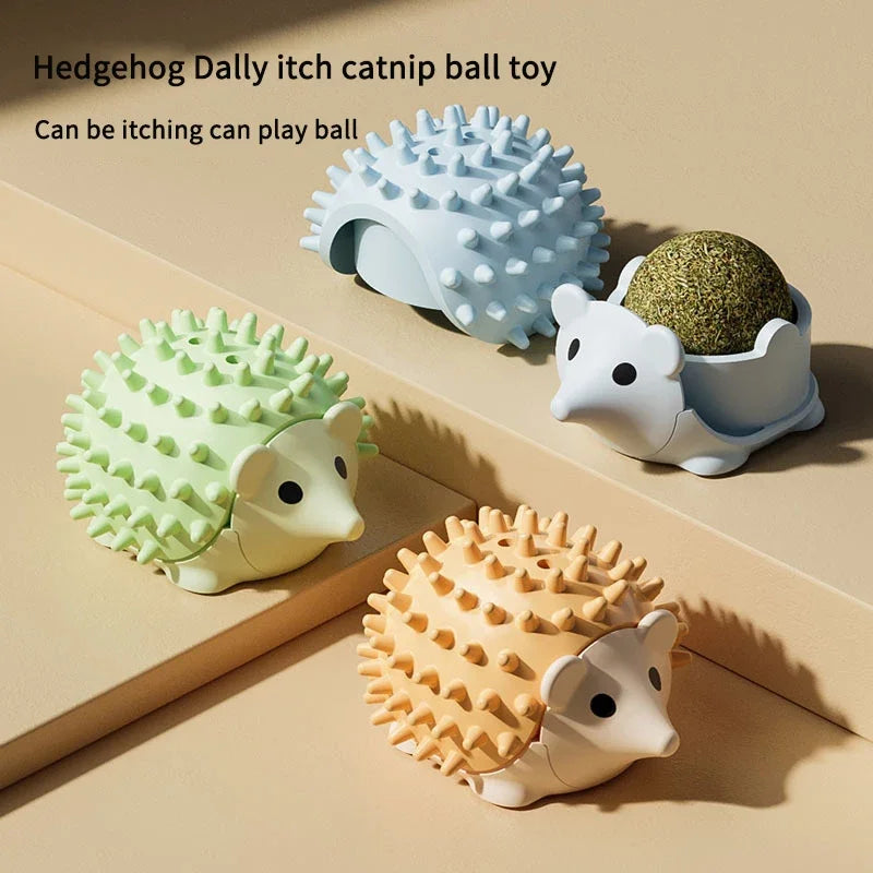Catnip Balls Funny Lickable Cat Snack Catnip Balls Kitten Playing Chewing Cleaning Teeth Toy for Small Medium Cats Pet Supplies