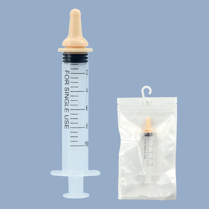 Pet Feeding Nipple For Puppy Dog Cat Hamster Feeding Pacifier Medicine Feeding Oral Syringe With Silicone Nipple Feeder