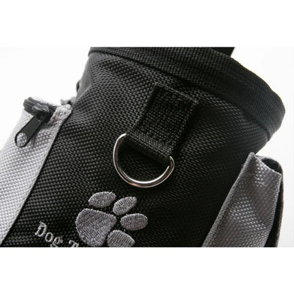 Pet Dog Treat Pouch, Portable Dog Training Bags, Pet Snack Food Container, Puppy Snack Reward Waist Bag for Outdoor Feeding