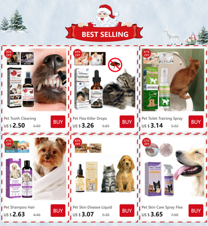 Pet Oral Spray Dental Dirt Remover Cat Teeth Cleaning Breath Freshener Remove Dog Plaque Bad Smell Mouth Harmless Healthy Care