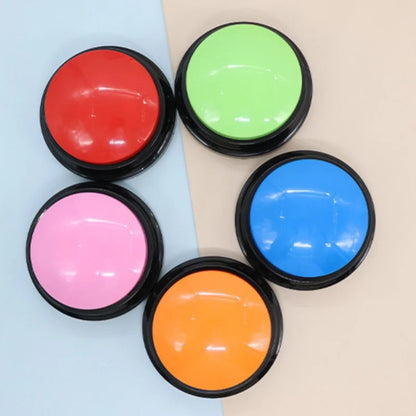 Dog Toys Funny Dog Recordable Pet Toys Travel Talking Pet Starters Pet Speaking Buttons Portable Cute Pet Supplies