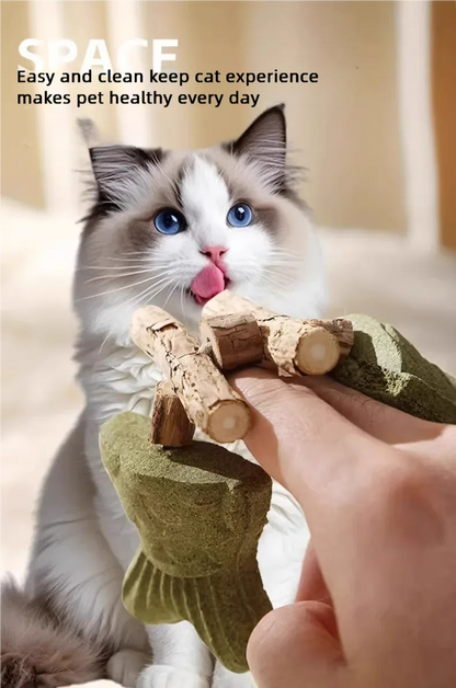 Catnip Balls Funny Fish Bone Cat Toys Lickable Snack Catnip Silvervine Kitten Chewing Cleaning Teeth Toy For Cats Pet Supplies