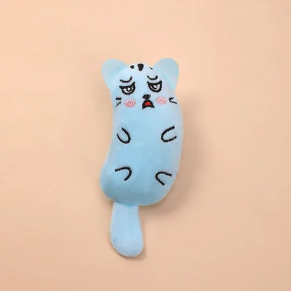 Cartoon animal toys are durable and bite resistant plush and interactive pet toys are suitable for cats to play at home