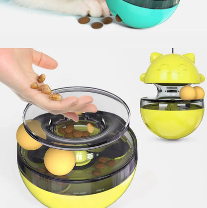 Dog Puzzle Toys Pet Food Interactive Tumbler Slow Feeder Puppy Toy Snack Treat Stimulation Chase Rolling Puppy Toy Pet Supplies