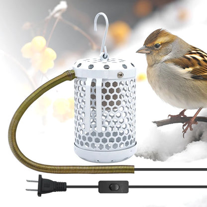 Pet Parrot Heater Preservation Cage Heating Lamp Anti-bite Anti-scalding Reptile Warm Lights Accessories Bird Supplies 220V
