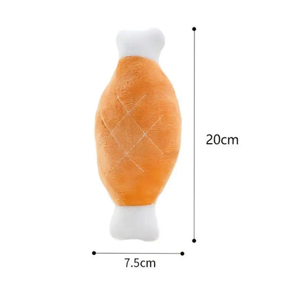 Pet Push Toys, Dogs, Self Relieving and Vocalizing Toys, Cat Teeth Grinding and Bite Resistant Interactive Toys Bone