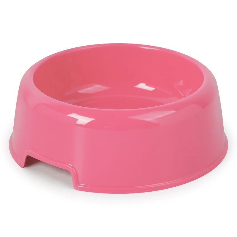 Pet Bowls Dog Cat Plastic Food Feeding Water Dish Bowl Feeder dog Supplies товары для собак accesorios para perros