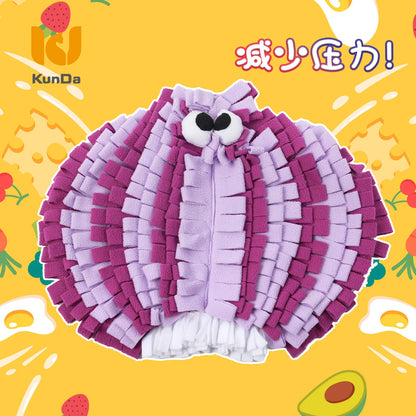 Pet Snuffle Mat for Dogs Cats Rabbit Puzzle Toy for Small Medium Dogs Interactive Pet Stress Relief Dogs Chew Toys Slow Eating