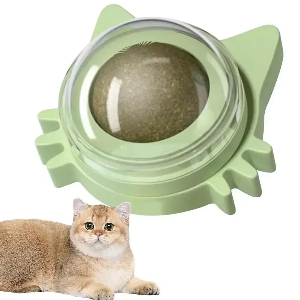 Catnip Balls Funny Lickable Cat Snack Catnip Balls Kitten Playing Chewing Cleaning Teeth Toy For pet supplies Small Medium Cats