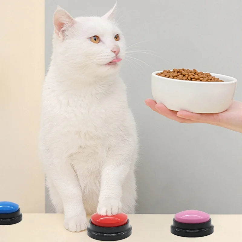 Dog Toys Funny Dog Recordable Pet Toys Travel Talking Pet Starters Pet Speaking Buttons Portable Cute Pet Supplies