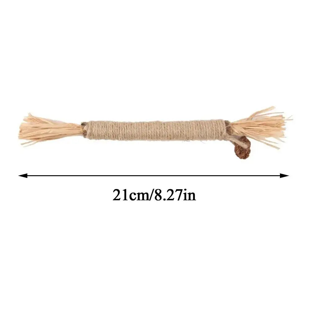 1/2/5/10PCS Pet Toy Natural Pet Cat Snacks Stick Cleaning Tooth Catnip Cat Toys Actinidia Silvervine For Training Cats Accessory
