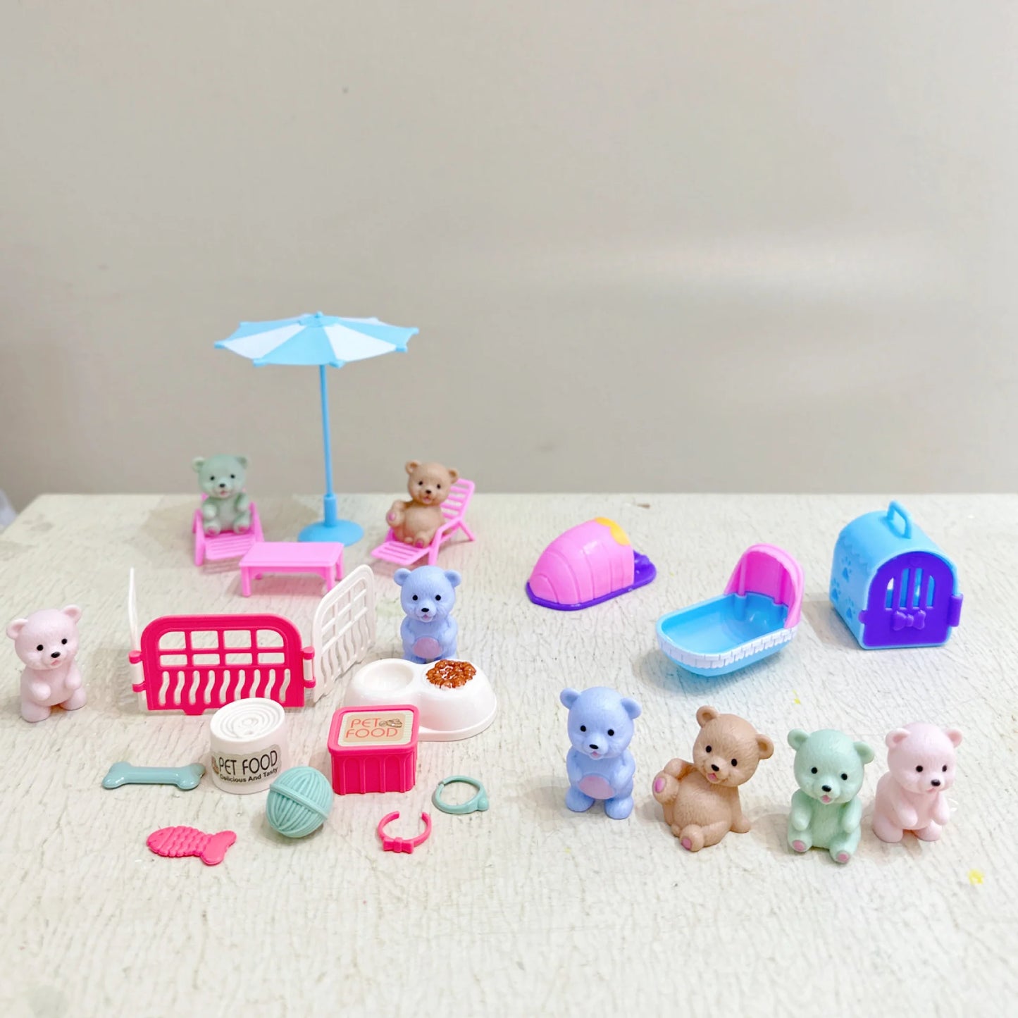 Children's Play House Toys Pet Toys Teddy Bears Pet Bathrooms Family Toys Little Girls Scene Toys Children's Gifts