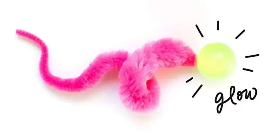 Cat interactive toys Tickle Cat Colorful bouncing ball Pet supplies Puzzle teasing indoor cat worm caterpillar elastic toy
