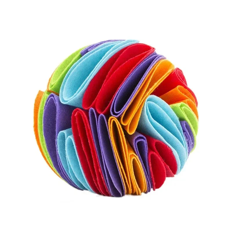 Dog Snuffle Ball Mat Sniffing Training Food Nose Blanket Detachable Slow Feeding Pads Puzzle Toy for Puppy Cats Pet Supplies