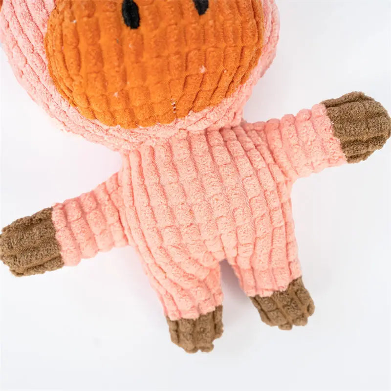 Cute Dog Plush Toys Teething Chew Squeak Dog Toys For Small Medium Breed Cat Bite Resistant Squeaky Juguetes Para Perros Cat Toy