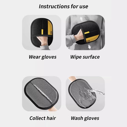 Pet Hair Cleaning And Collection Gloves Pet Double-sided Multi-functional Beauty Glove Tool Reduce The Pressure Of Pet Ownership