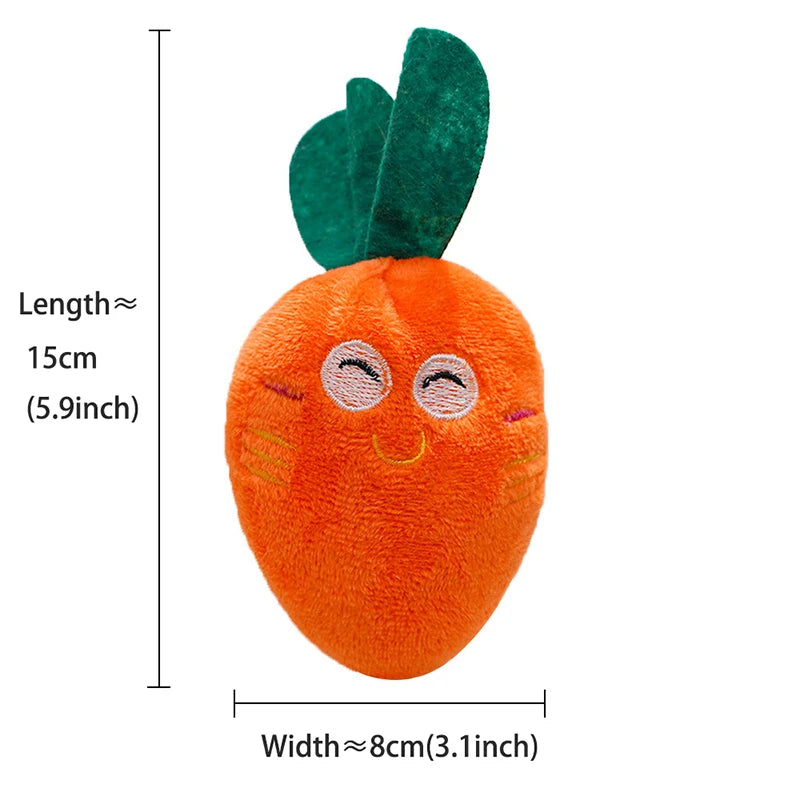 Cute Dog Plush Toys Teething Chew Squeak Dog Toys For Small Medium Breed Cat Bite Resistant Squeaky Juguetes Para Perros Cat Toy