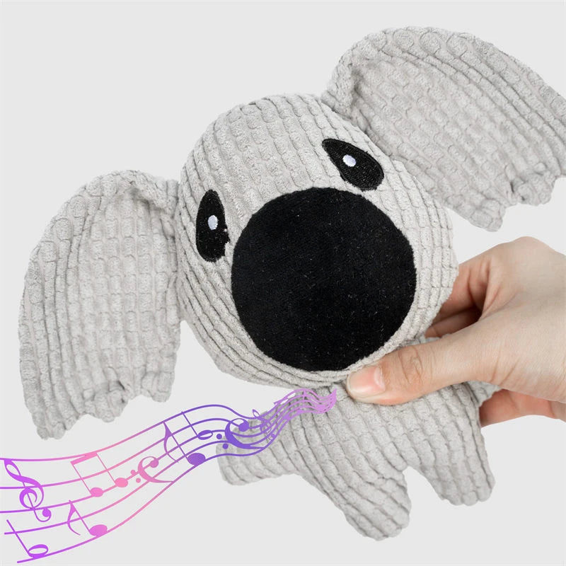 Cute Dog Plush Toys Teething Chew Squeak Dog Toys For Small Medium Breed Cat Bite Resistant Squeaky Juguetes Para Perros Cat Toy