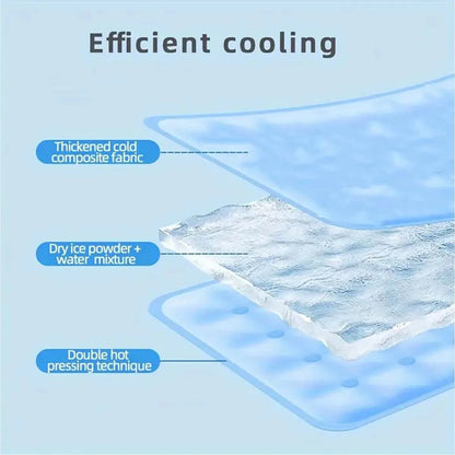 Pet Cooling Mat Dry Ice Pet Cool Pad Water Injection Cooling Dog Beds Keep Your Pet Cool Waterproof Wear Resistant For Dogs&Cats