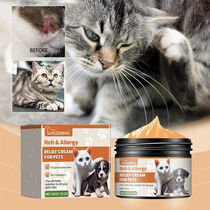 2024 Pet Antiitch Antiallergic Cream Skin Soothing Recovery Care Herbal Nourishing Cream Desechos Y Limpieza Del Hogar Aseo Para