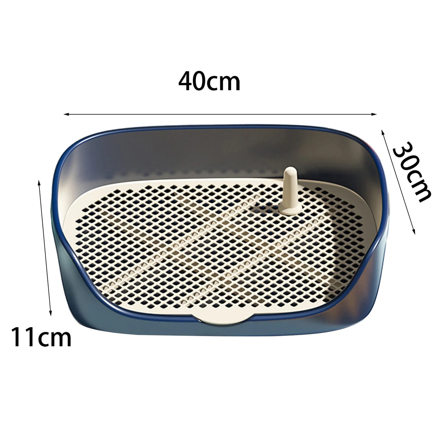 Pet Dog Toilet for Cat Portable Indoor Outdoor with Protection Wall Training Pad Holder Lavatory Basin Litter Box Trainer Corne