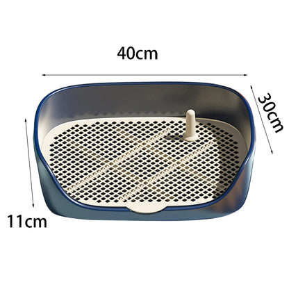 Pet Dog Toilet for Cat Portable Indoor Outdoor with Protection Wall Training Pad Holder Lavatory Basin Litter Box Trainer Corne